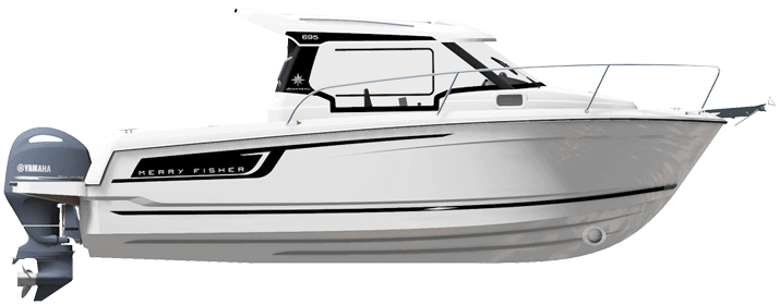 اجاره قایق Merry Fisher 695 در کیش